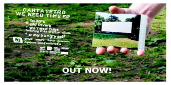 Cartavetro - We need time ep (cd)